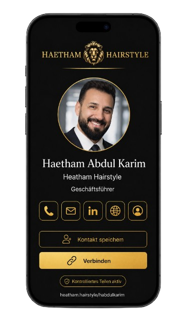Lckd.Cards Profil im Einsatz, Heatham Hairstyle